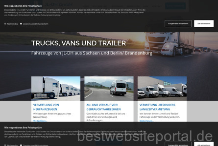 JL-DH GmbH Webseite