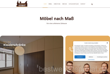 Tischlerei Gobat GmbH Webseite