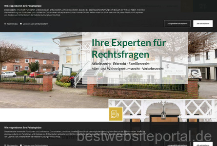 Kanzlei Bartling | Schaefer Webseite
