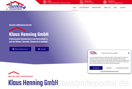 Klaus Henning GmbH Webseite